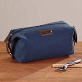 Canvas & Leather Toiletry Bag
